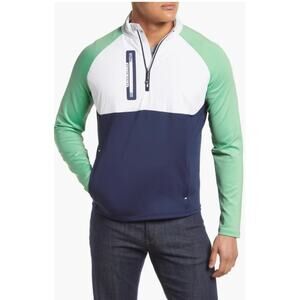 Peter Millar Crown Men's Hyperlight Weld Hybrid Half-Zip Pullover Size XXL Golf